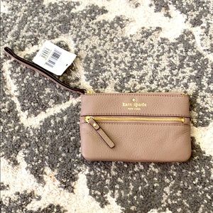 Kate Spade leather mini clutch